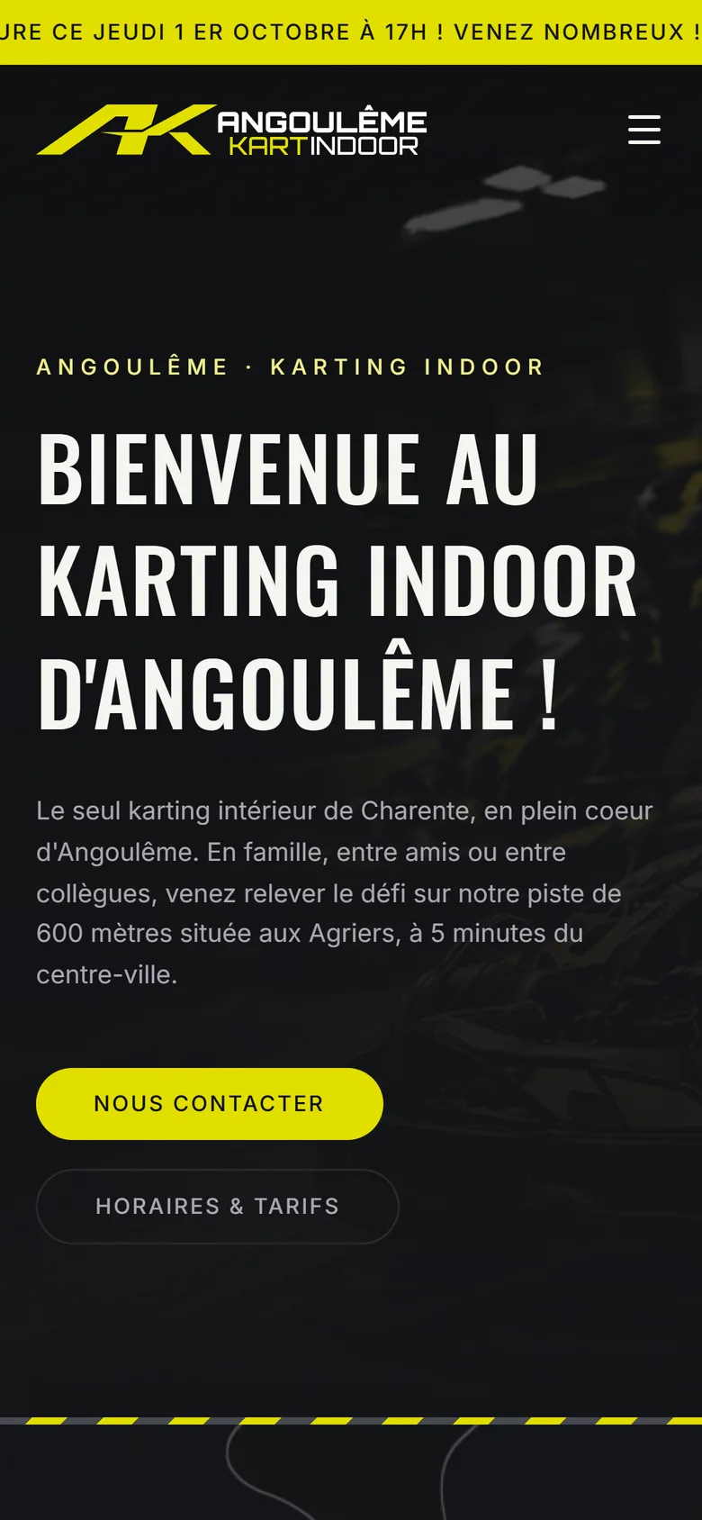 Angoulême Kart Indoor sur téléphone