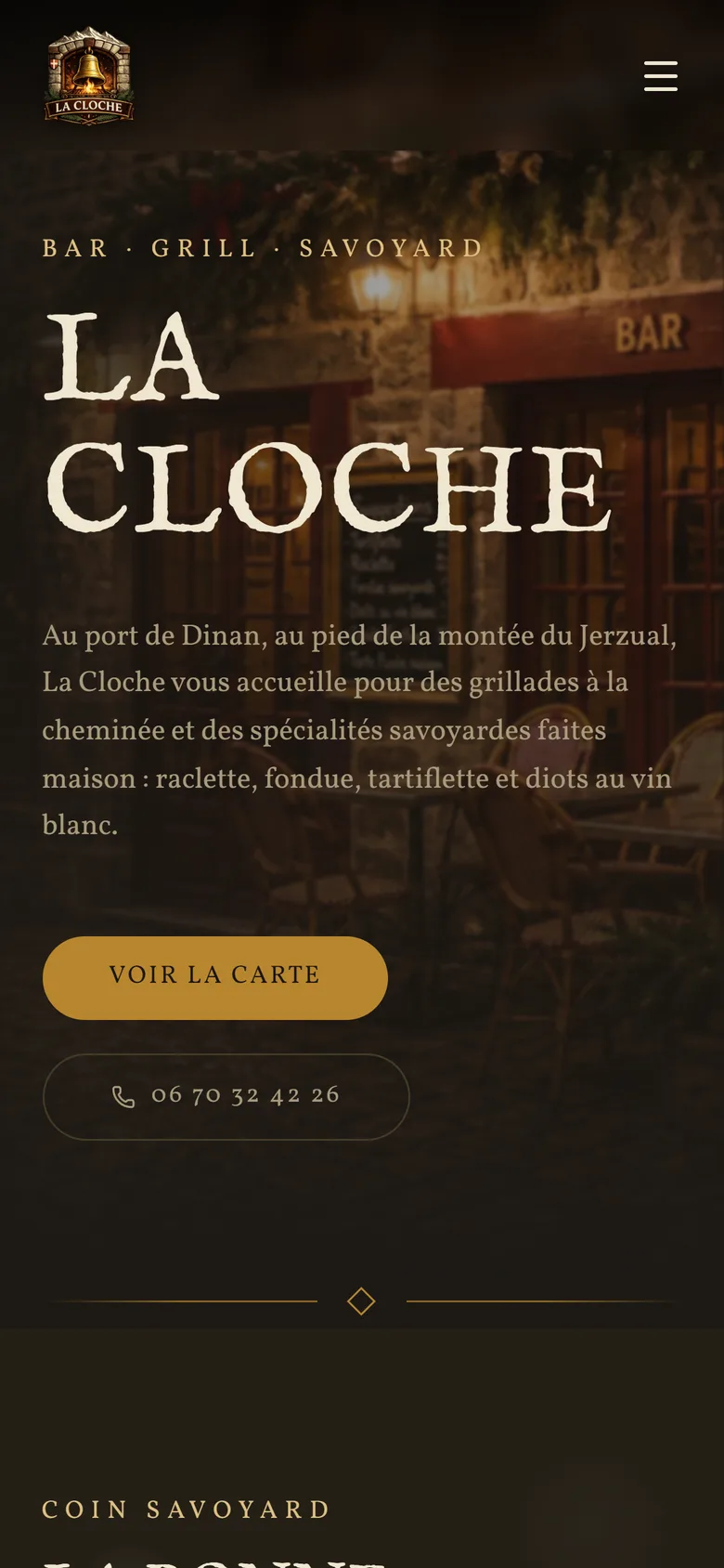 La Cloche sur téléphone