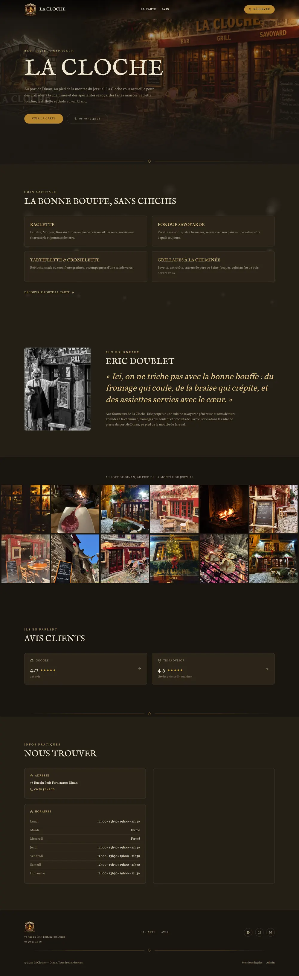 Le site La Cloche