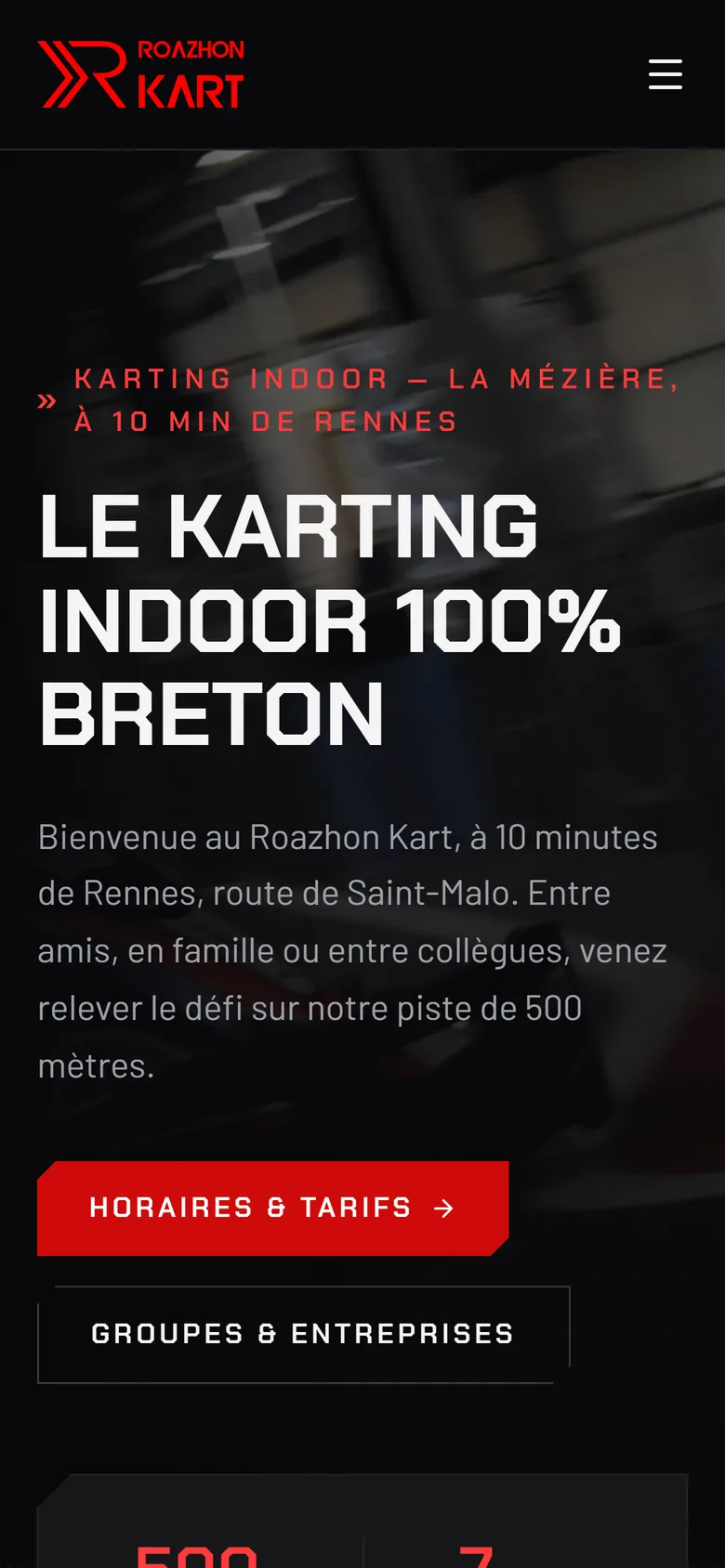 Roazhon Kart sur téléphone